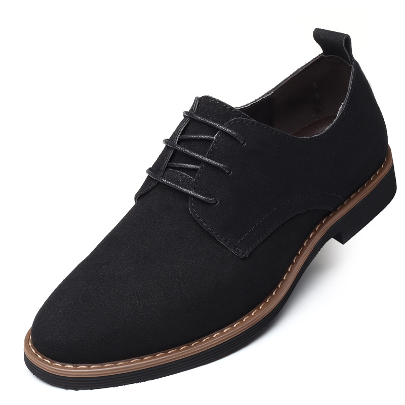 VIKEDUO GX2 Wholesale British Style Big Size Formal Suede Office Mens Dress Shoes