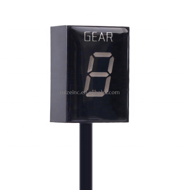 LED Universal Digital Gear Indicator Motorcycle Display Shift Lever Sensor Easy install 5 Gears motorcycle gear indicator