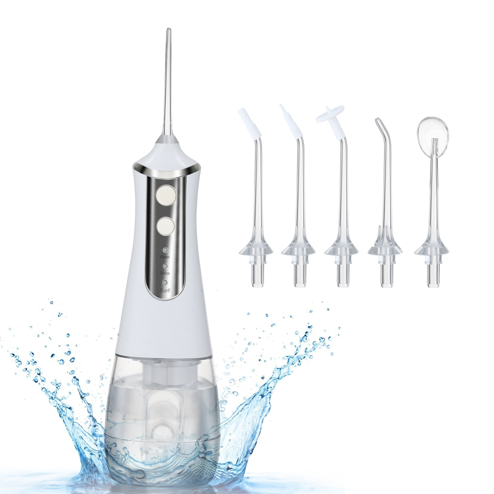 3 Modes USB Rechargeable Water Floss Portable Dental Water Flosser Jet 300ml Irrigator Dental Teeth Cleaner