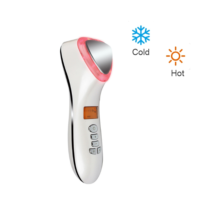 3 In 1 Multifunction Ionic Face Massage Ice Warm Hot Cold Beauty Instrument