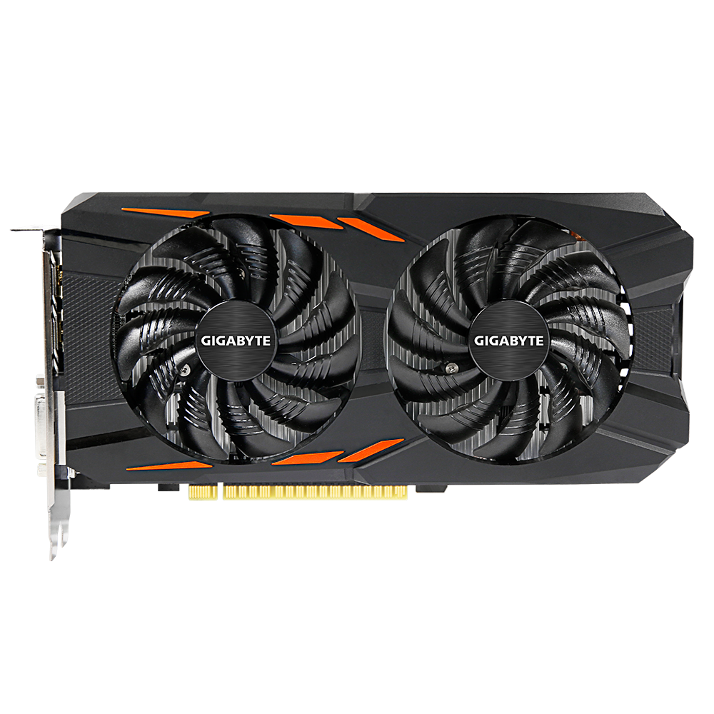 Для Gigabyte для GTX 1050Ti Windforce OC 4G GV-N105TWF2OC-4G GTX 1050 Ti Windfo GPU видеокарты для настольного ПК PCI-E 3,0