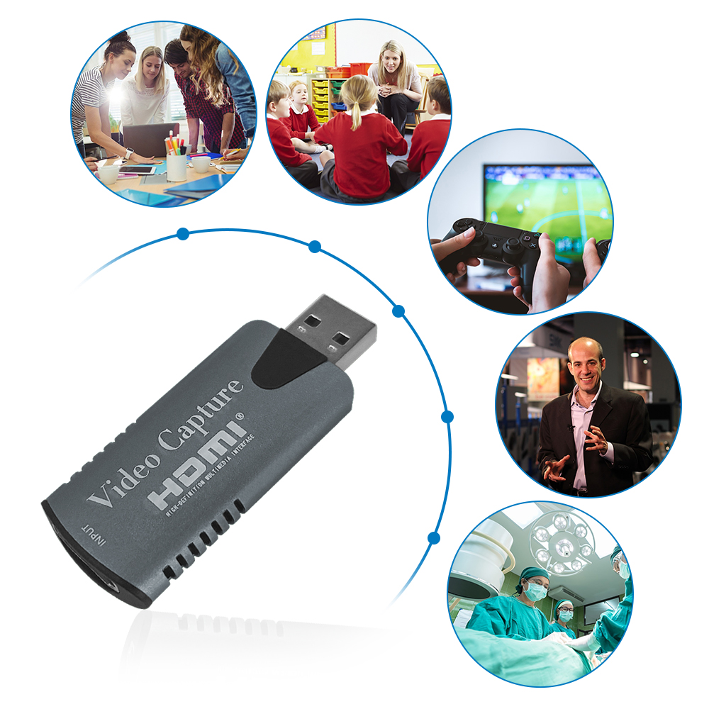 Захват аудио-и видеосъемки, USB 2,0, 4K, 60 Гц