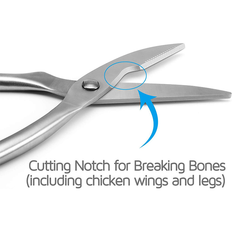 professional scissors for kitchen shearing stainless steel kitchen shears for cutting chicken bone
