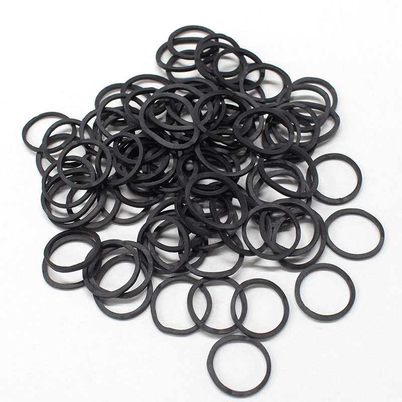 For Household Natural Diameter 18 MM Round Shape Strong Durable black high quality high elasticity Rubber Bands