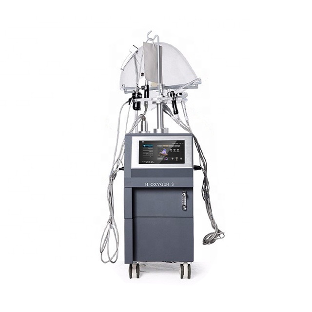 Top oxygen therapy facial eye dark circle removal ultrasonic facial beauty device pigment removal hydro dermabrasion machine