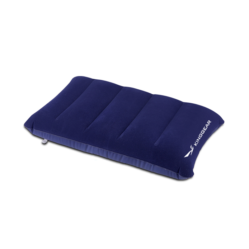 KingGear Cheap Lightweight Environmentally Friendly PVC Square Travel Inflatable Camping Pillow