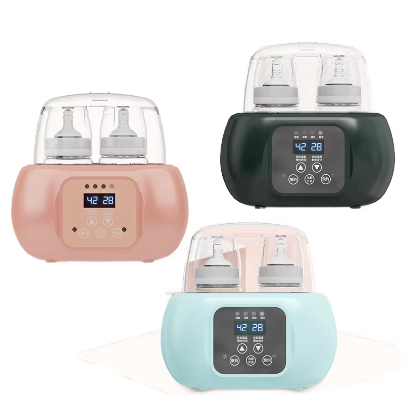 Baby Bottle Warmer Bottle Sterilizer Smart Portable Bottle Warmer and Baby Food Heater With LCD Real-time Display Fast Warming