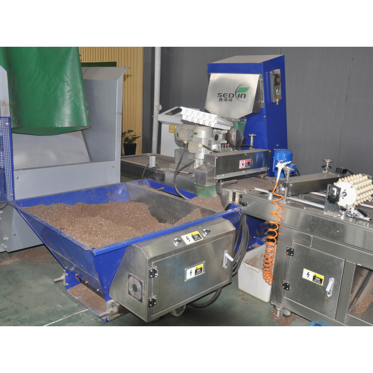 Supply High Quality Plastic Nursery Tray Automatic Soil Filler For Planting And Seeding