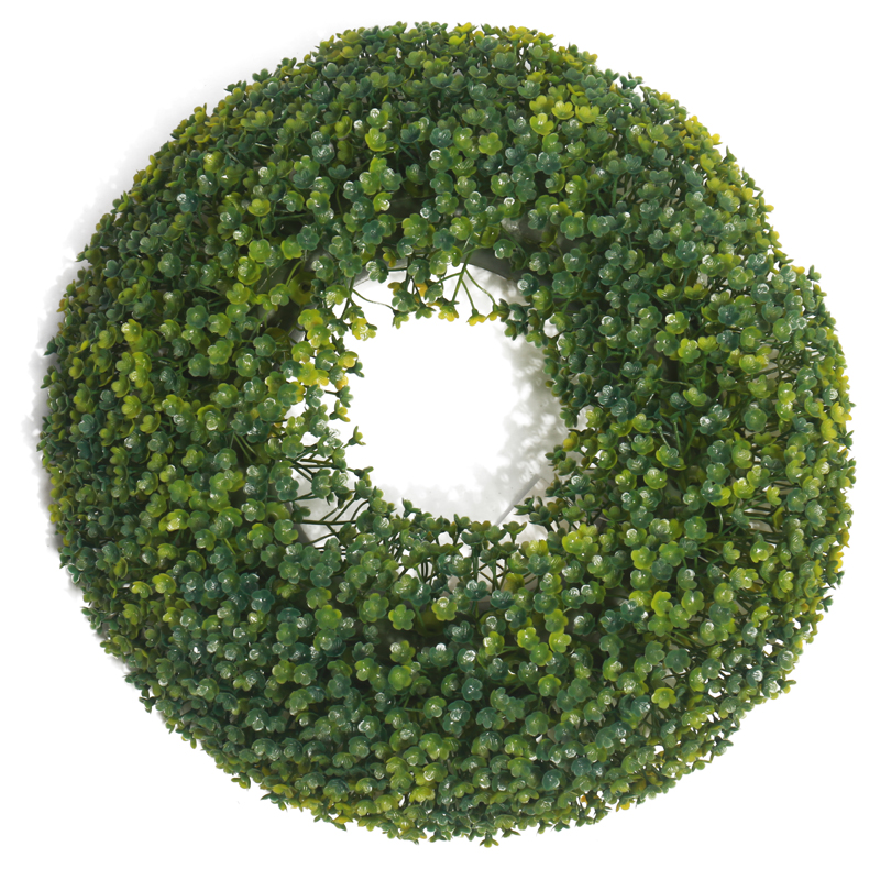 Artificial Grass Wreaths Special Designed Selling Artificial Grass Circle Plastic Green Graland For Wall Christmas Decoration