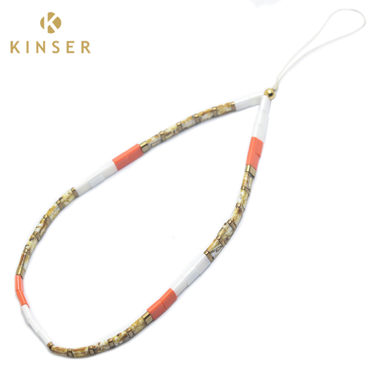 2021 Kinser Jewelry Japanese TILA beads mobile phone chain accessories mobile phone chain lovers bracelet