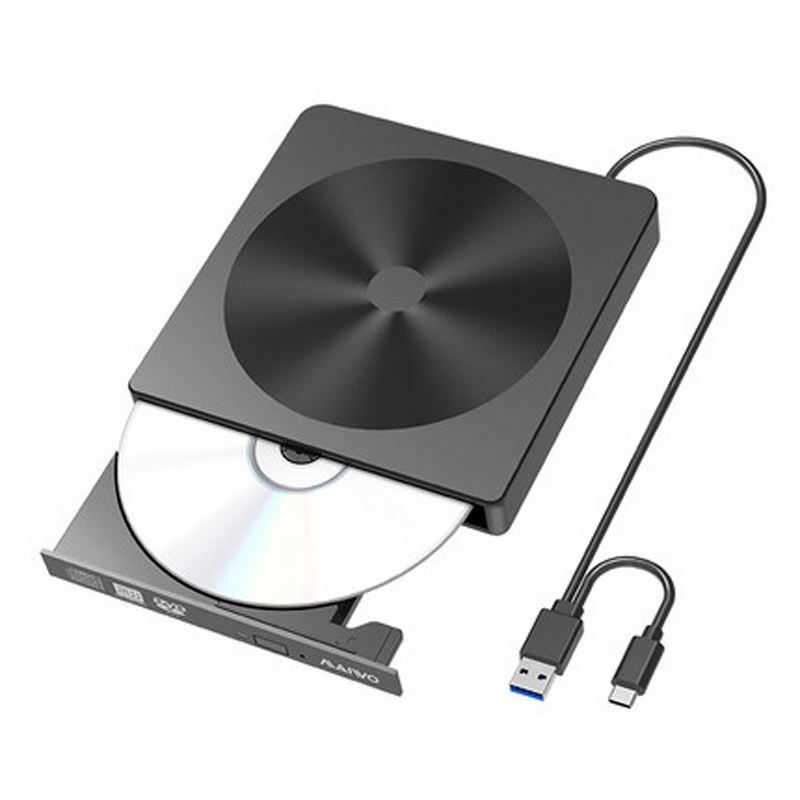 Внешний DVD-привод USB C, записывающее устройство Type C USB 3,0, CD, DVD, RAM, записывающее устройство, комбинированное высокоскоростное записывающее устройство для ноутбука, настольного ПК