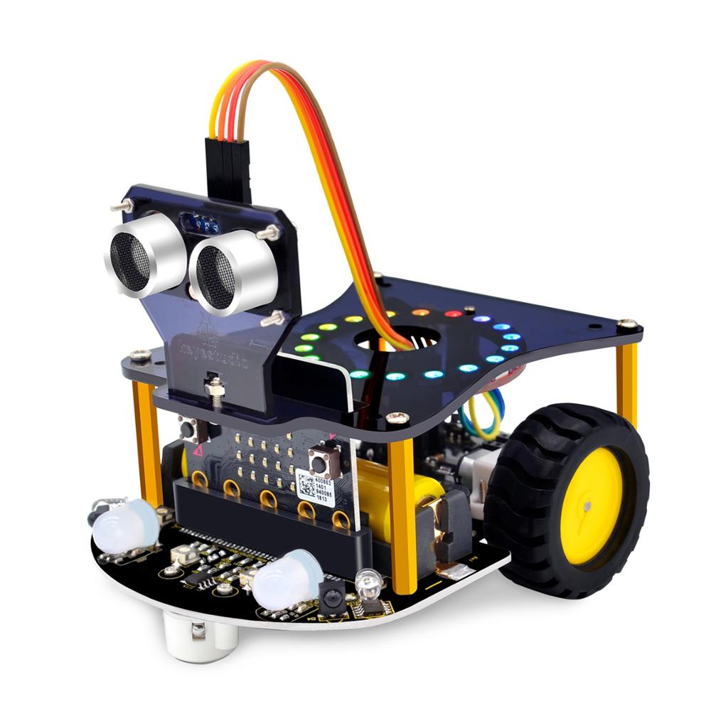 2020 Горячая продажа на Amazon OEM/ODM microbit Robot Car V2.0 BBC microbit робот комплект без microbit плата контроллера