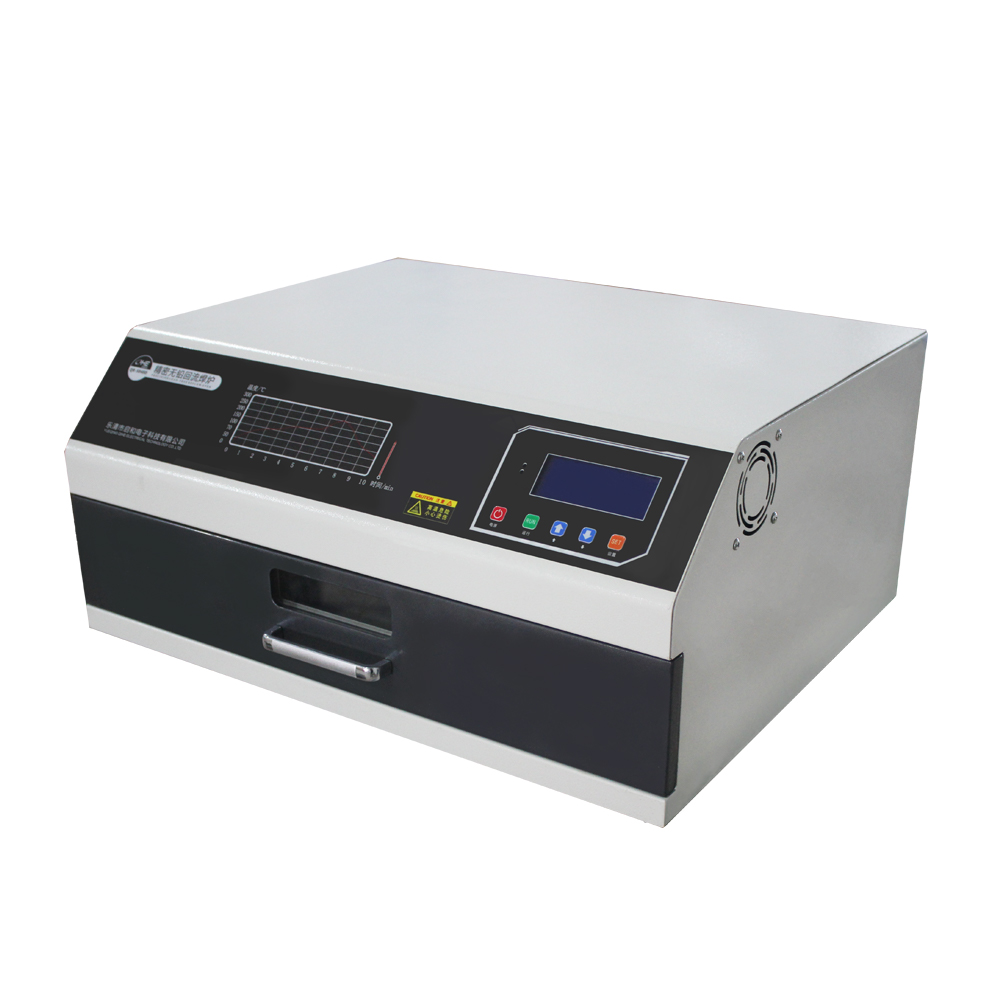 Настольный Qihe QR-5040D инфракрасный SMT производственная линия светодиодной сборки паять reflow печь