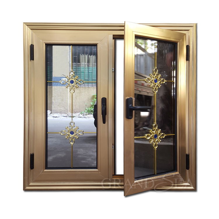 Modern house 1.6mm thichkness door and windows from china