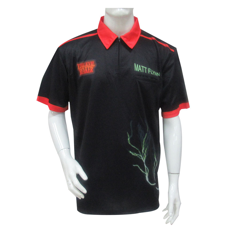 High Quality Dart Shirts Custom Private Label Men's Dart Jersey Sublimation Printing Dart Polo Shirts