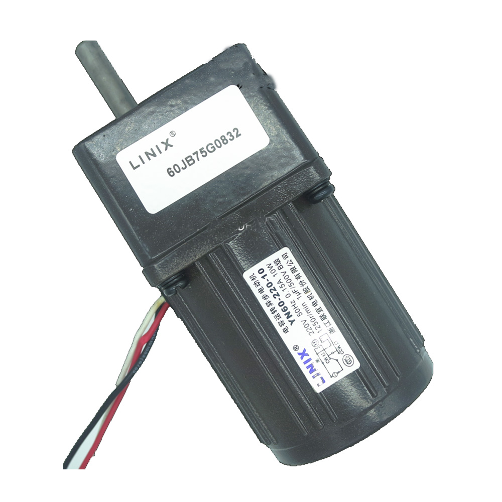 LINIX AC фиксированная скорость мотор-редуктор YN60-220-10 Передаточное отношение 50 60JB50G0832
