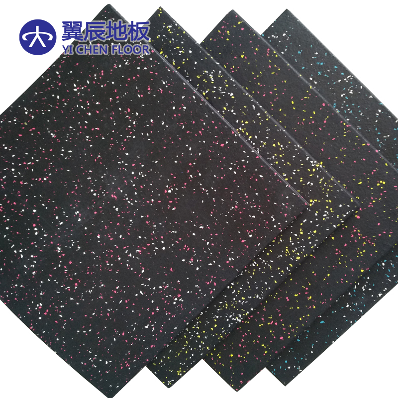 High density Shock absorbing noise reduction gym floor rubber flooring rubber mats sports floor tile
