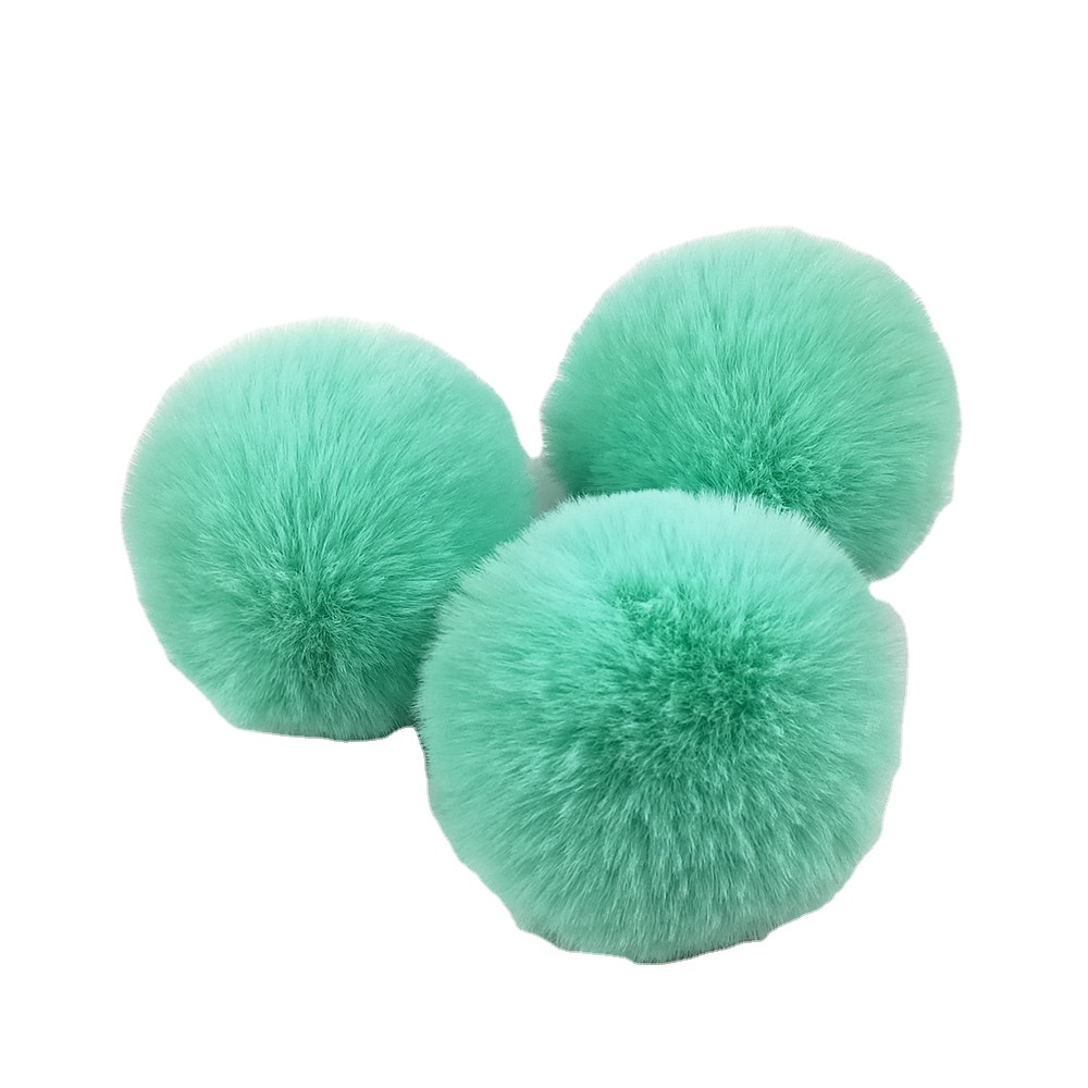 Accessories hats phone pompoms 3-10 cm, popular artificial rabbit fur balls various colors and sizes fur pom pom