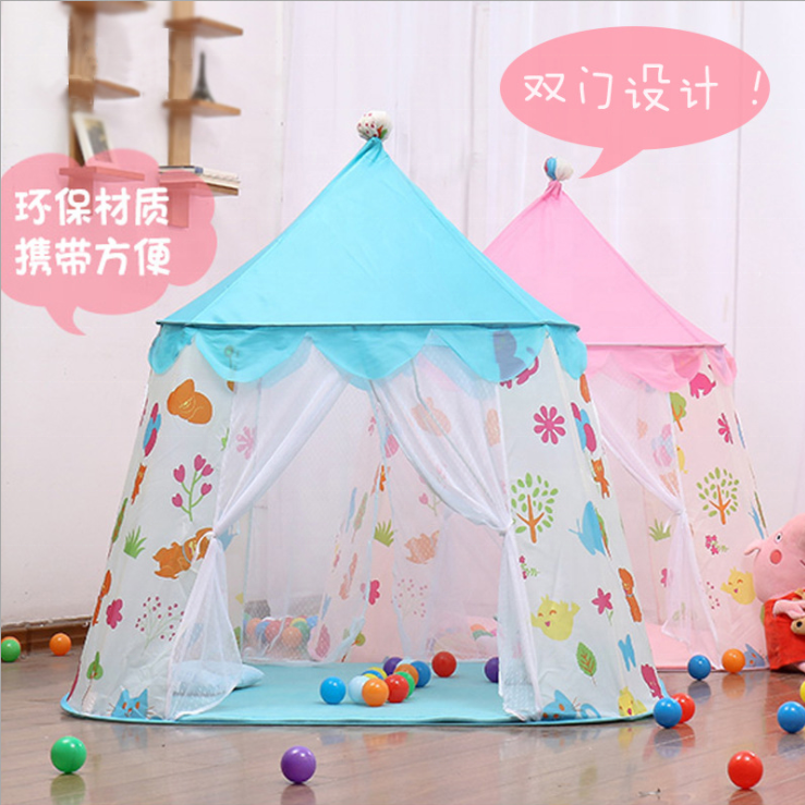 Portable Prince Tent Children Tent Party Roof To Castle Play House Kids play Toy tents Gifts