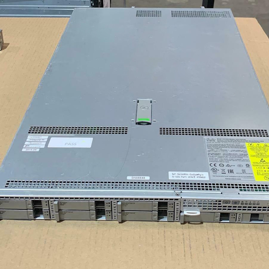 1U UCS C220 M4 8 bay с волокнно-Оптической вилкой сервер 2x Ксеон E5-2678 V3 24 сердечника 128 ГБ ОЗУ R630