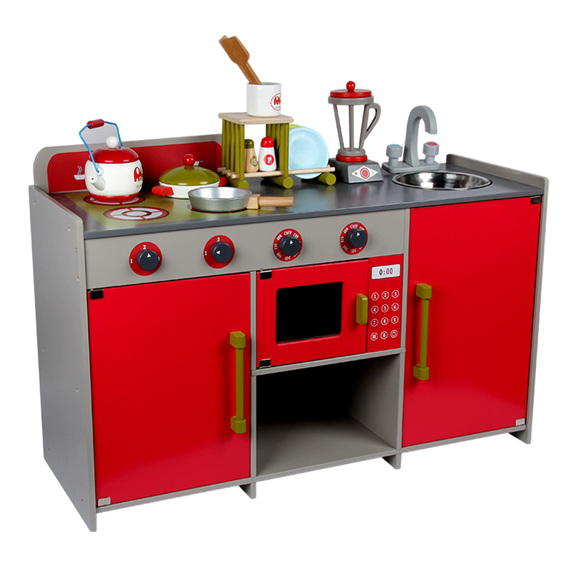 Фирменная марка Cocina De Juguetes Para Los Ninos, детский кухонный набор, игрушка, Европейский деревянный комплект для ролевых игр, игрушки, кухонный набор для девочек