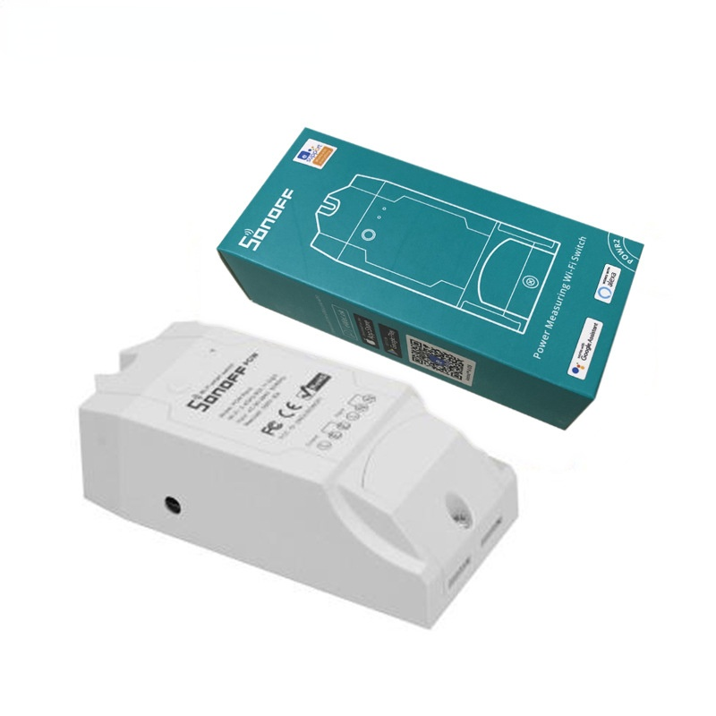 Контролировать потребление энергии Sonoff Pow R2 15A WiFi смарт-таймер розетка выключатель света
