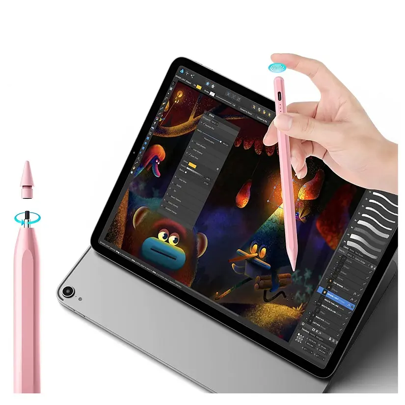 Universal Capacitive Stylus Pen Fine Tip Touch Screen Pen for Apple Huawei Samsung Xiaomi Mobile Phone Tablet Active Stylus Pen