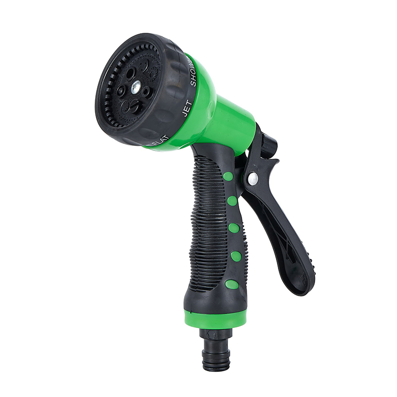 7 Functions Variable Flow Control Plastic Hose Nozzle Garden Water Spray Gun