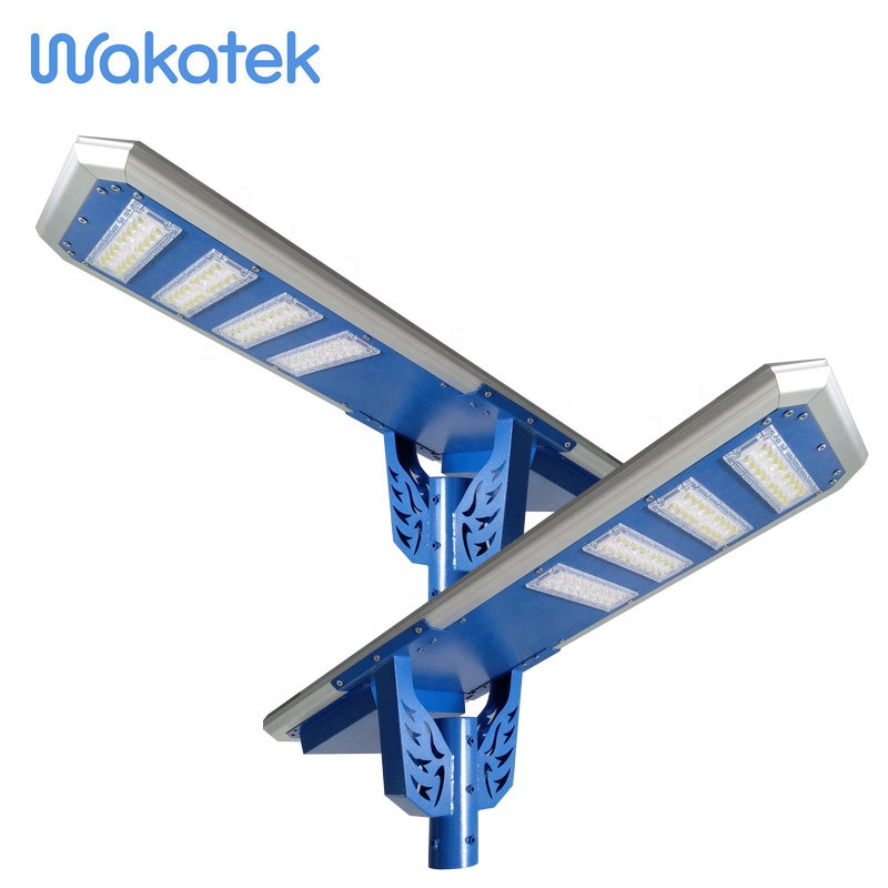 Уличный светильник на солнечной энергии WAKATEK 40 Вт 60 Вт 80 Вт 100 Вт 120 Вт все в одном