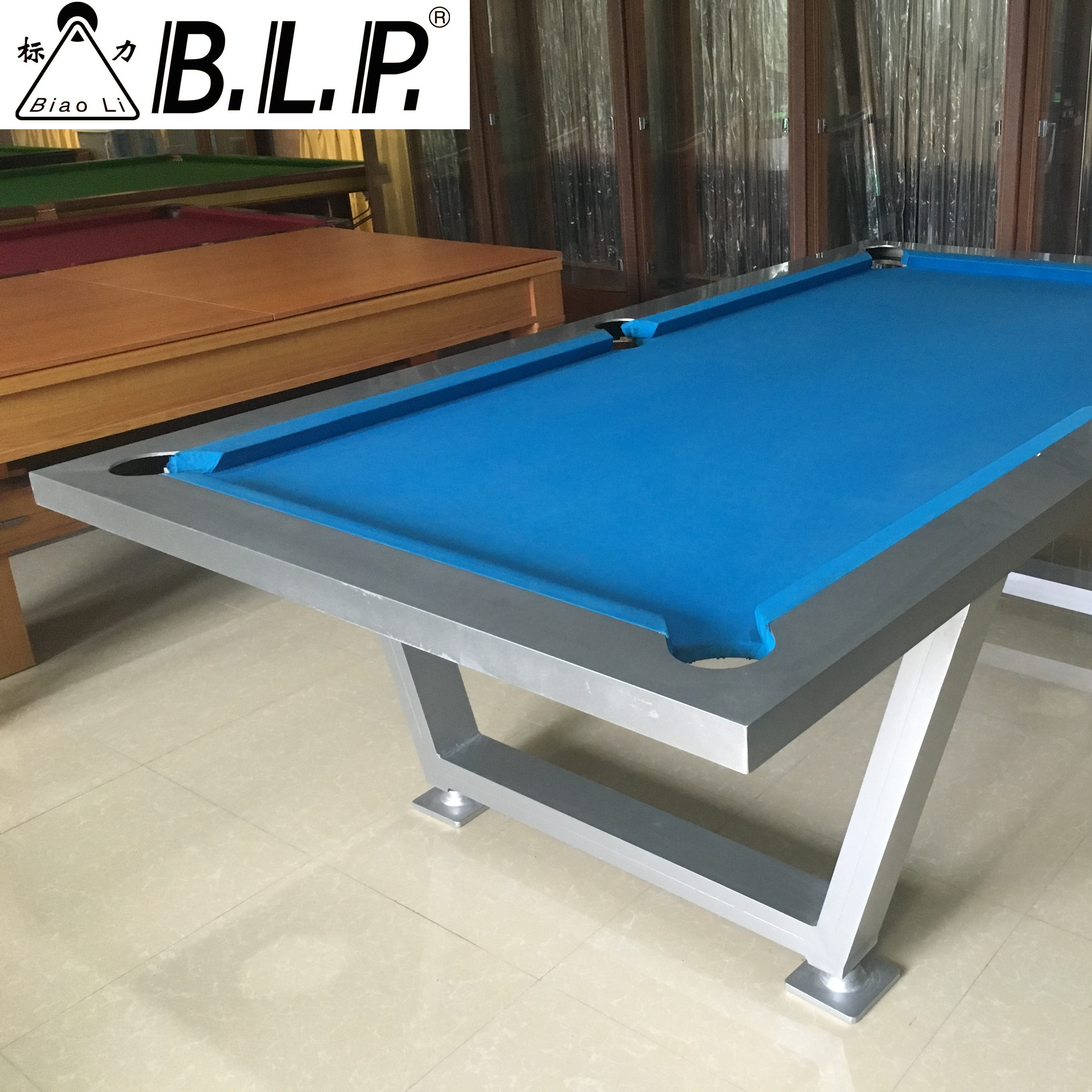 Biaoli BLP-OU-2 водонепроницаемый открытый бильярдный стол шифер стол с aluminuin рамка Бильярд бильярдный стол