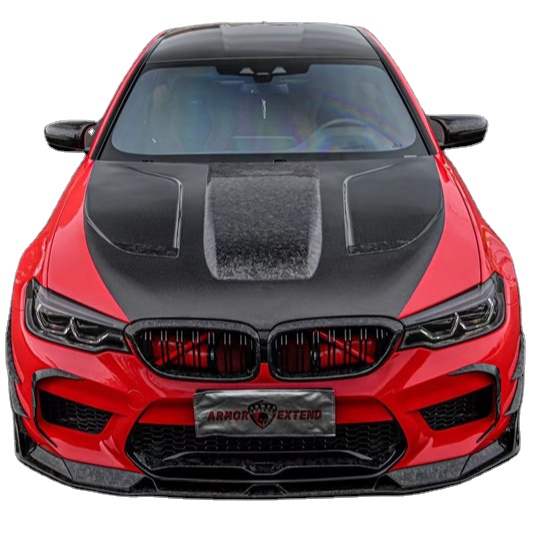 Автомобильные запчасти, комплект из углеродного волокна для BMW M5 F90 M5 F90, углеродное волокно, передняя лопата, диффузор, спойлер, боковая юбка, корпус, комплект