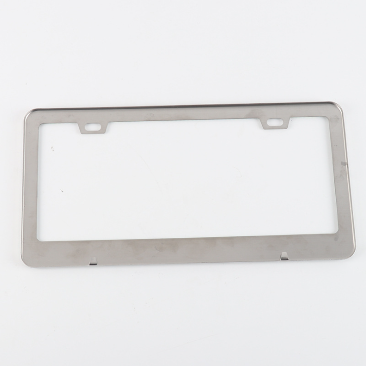 Customized Thickened Stainless Steel License Plate Frame Diamond Car Exterior Accessories License Frame