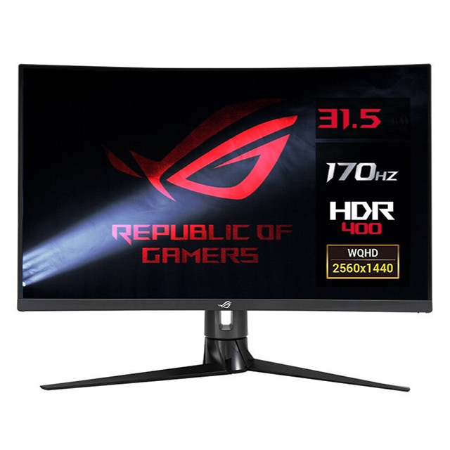 Для ASUS ROG XG32VC изогнутый экран 170 Гц LCD 2k игровой монитор 31,5 Дюймов экран HDR