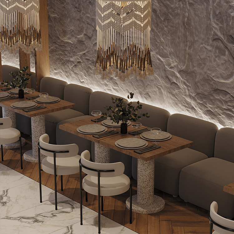 Restaurant leather dining chairs modern restaurant cafe furniture chair sofa set furniture restaurant table and chair