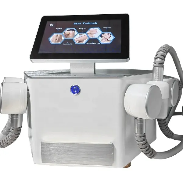 Portable Cryo Therapy Machine 360 Fat Freezing Slimming Machine Cryo T Shock Machine Thermal Freezing + EMS Slimming