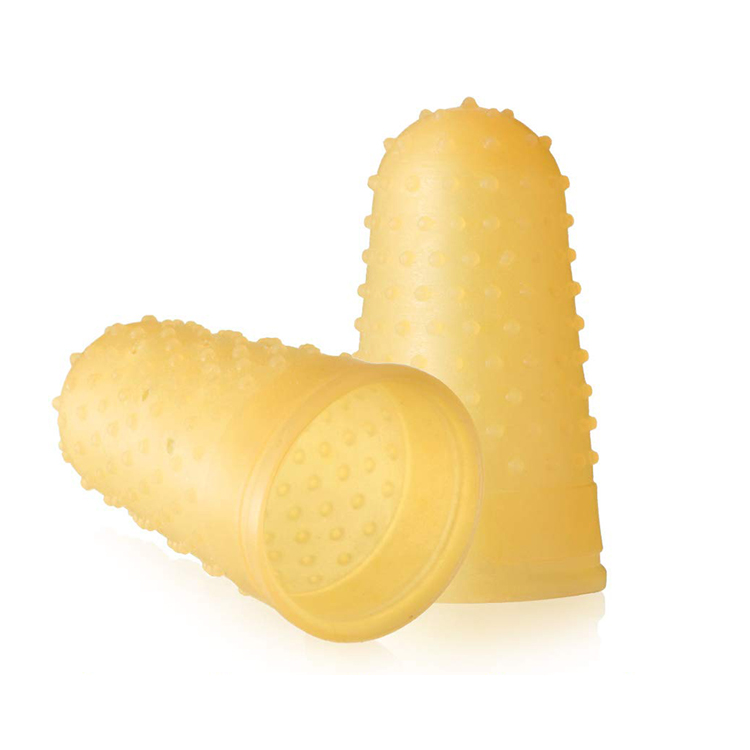 12 Pieces Rubber Fingers Tip Fingers Covers Rubber Finger Pads for Money Counting Collating Writing Sorting Task