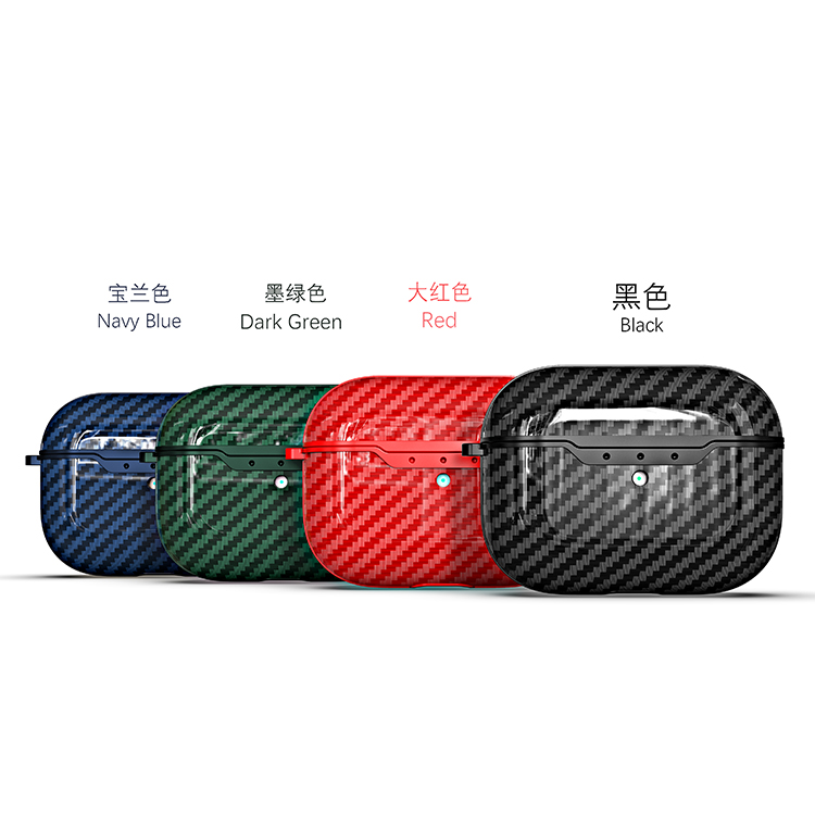 Роскошный чехол для наушников Apple Airpods Pro Grip из углеродного волокна
