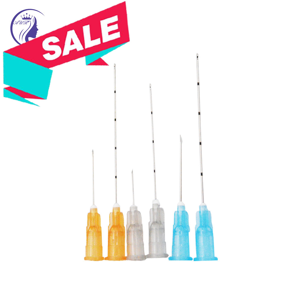 Высокое качество Безопасный 23 г 50 мм ce микро тупой кончик cannula игла для филлеров гиалуроновой кислоты