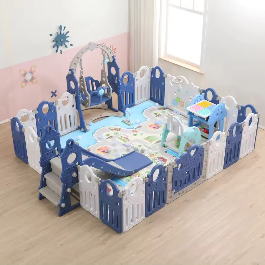 Portable Foldable Indoor Children's Safety Fence Baby Play Fence Children's Safety Fence baby playyard playpens for babies