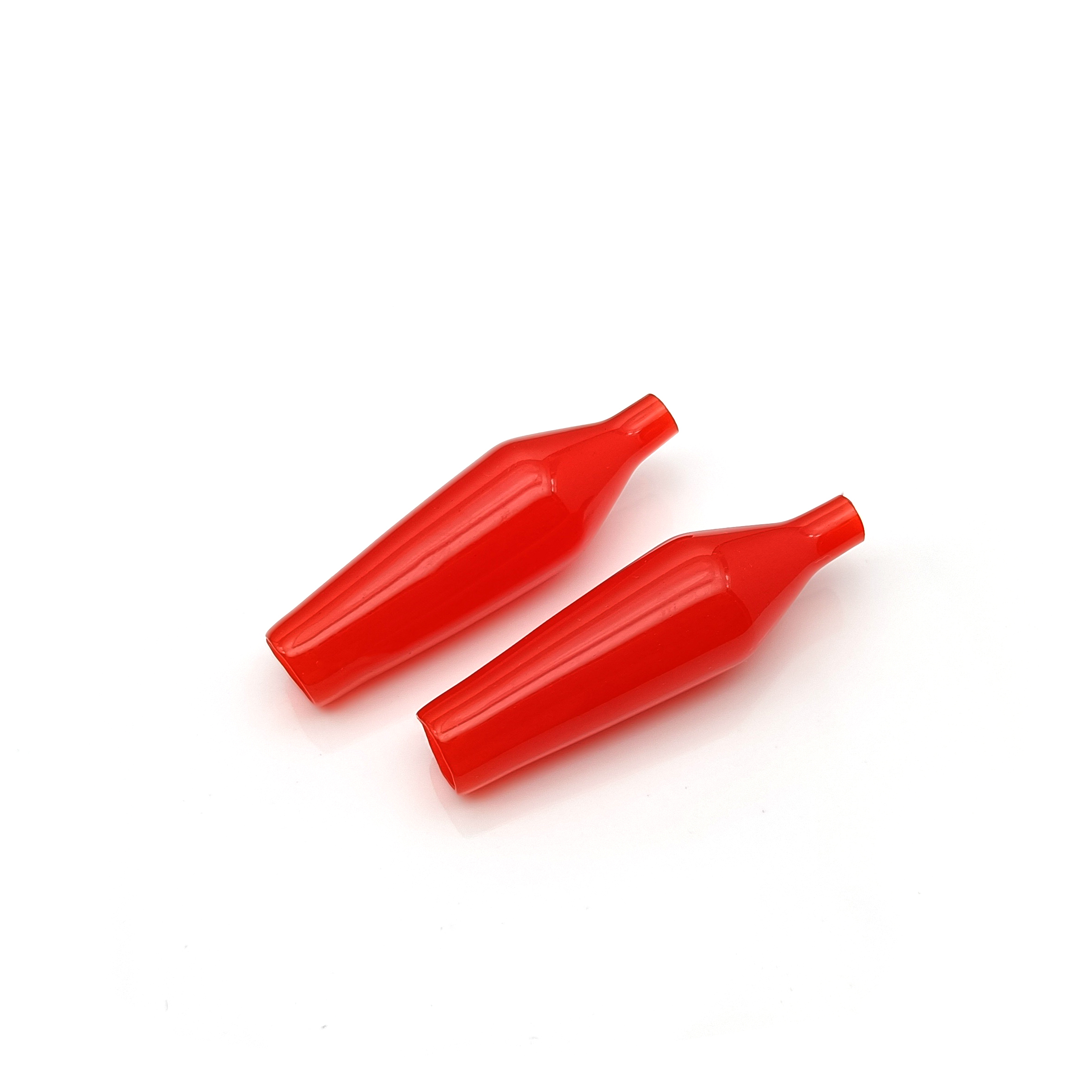 28mm G98 Crocodile Electrical Clamp Testing Probe Meter Black Red With Plastic Boot Car Auto Batter Metal Clip 10pcs
