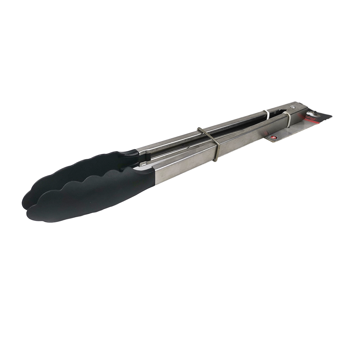 good selling plastic with stainless steel food tong for kitchen