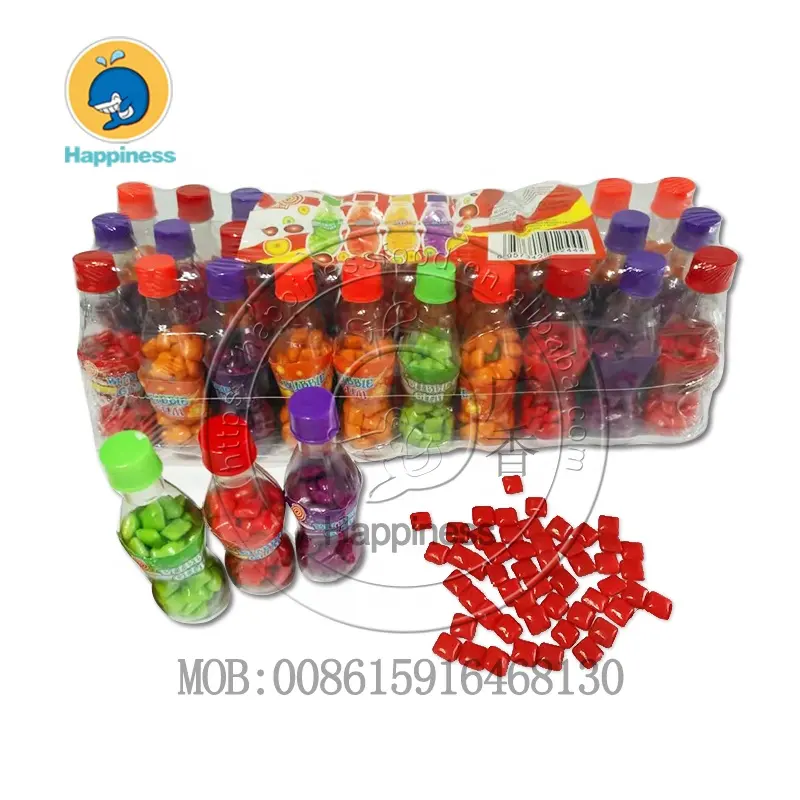 chinese factory drinking bottle mini bubble gum