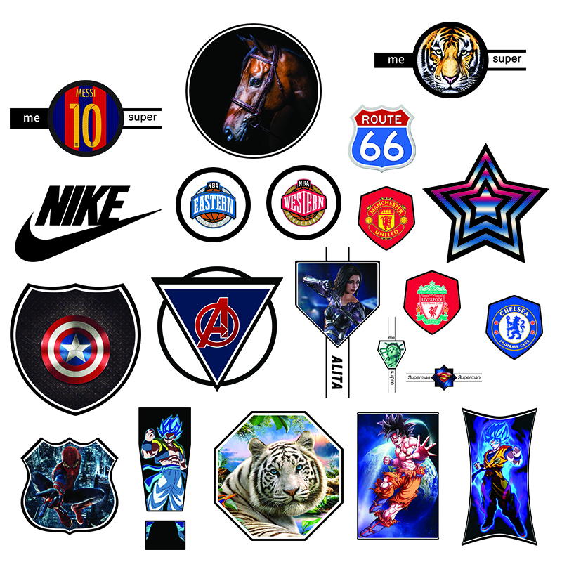 Soft TPU Label 3D Lenticular TPU Logo Printing For T-shirts/Hats/Clothes/Bags/Textile