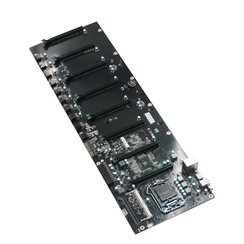 Игровая материнская плата 4-й процессор 8 gpu DDR3 ОЗУ материнская плата HD дисплей LAN 4USB 1PCIE 16X Мини ПК barebone