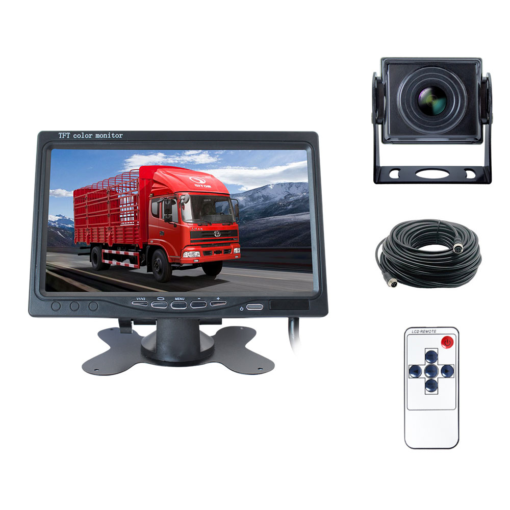 720p AHD камера 7 дюймовый монитор Автобус CCTV камера грузовик 12v 24v система камеры