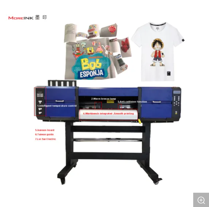 30cm x100m roll to roll pet film DTG t-shirt printing machine for direct to Fabric