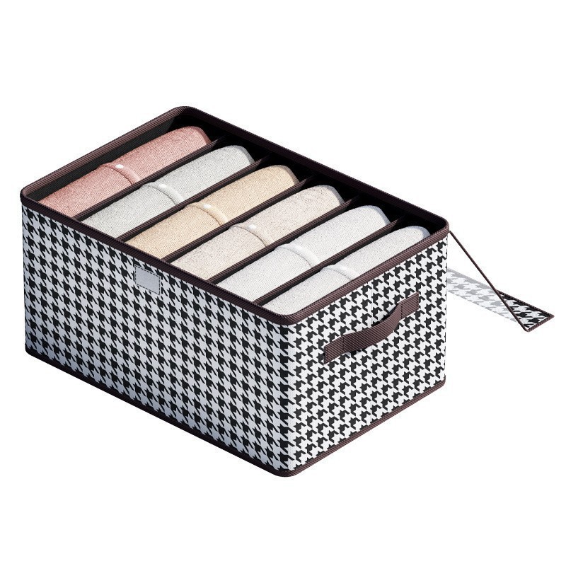 Hot Sale Clothes Organizer Non-woven Fabric Wardrobe Drawer Foldable Organizer Clothes Pants Jeans Storage Box