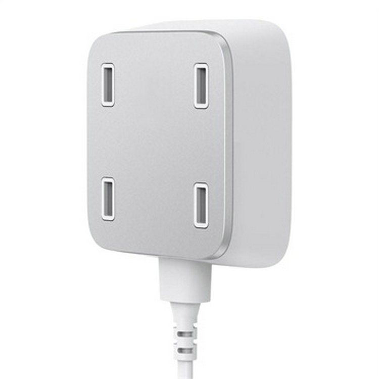 Мульти USB-адаптер, портативное зарядное устройство, настольное зарядное устройство с 4 портами USB, быстрое зарядное устройство для мобильного телефона