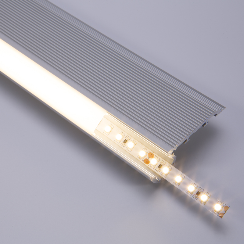 Unique design cinema stair nosing aluminium led profile lighting for indoor application