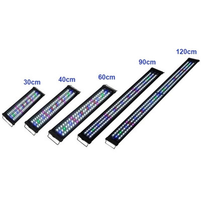 Aquarium LED Light Super Slim Fish Tank Aquatic Plant Grow Lighting Waterproof Bright Clip Lamp Aquatic Decoration